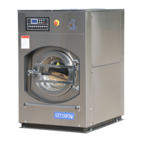 Laveuse-essoreuse industrielle 15 kg avec diagnostic automatique des pannes et contrôle programmable pour blanchisserie commerciale