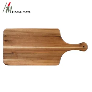 चारकुटेरी एसिशिया बड़ा लकड़ी का पनीर बोर्ड और पिज्जा बोर्ड काटने बोर्ड थोक लकड़ी