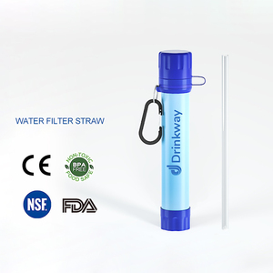 Du lịch di động <span class=keywords><strong>Kit</strong></span> cho ngoài trời <span class=keywords><strong>Survival</strong></span> khẩn cấp lọc nước lọc rơm cho Backpacking đi bộ đường dài cá nhân cuộc sống an toàn bánh - Product Image 2