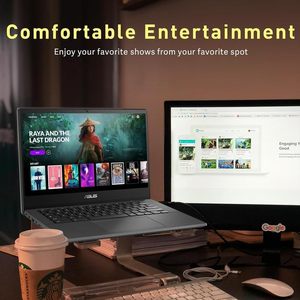 Portátil Chromebook al por Mayor, Pantalla FHD Antideslumbrante de 14 Pulgadas, 8 Núcleos MediaTek Kompanio 520, 4 GB de RAM, 128 GB eMMC, para Estudiantes y Negocios 2024 - Product Image 2