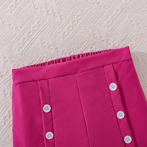 Ensemble d'Été 2024 Nouveauté pour Filles Adolescentes : Haut Imprimé à Manches Volantes et Pantalons Décontractés pour Enfants - Product Image 5