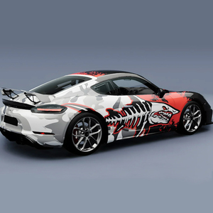 Film de voiture NIKO, film de changement de couleur de voiture peint, vinyle PET PVC OEM personnalisé, 1,52*18m, autocollants adhésifs pour carrosserie, 2 ans, 1 rouleau IUWF - Product Image 2