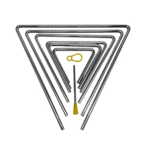 <span class=keywords><strong>Instrument</strong></span> de percussion, aides pédagogiques pour enfants, musique de maternelle, <span class=keywords><strong>triangle</strong></span> en fer de 4 à 12 pouces, cloche triangulaire, <span class=keywords><strong>instrument</strong></span> de musique - Product Image 1