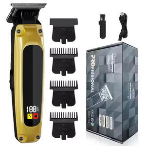 New Chuyên Nghiệp Chất Lượng Người Đàn Ông Của USB Không Dây Điện Cắt Râu Cạo Râu Cho Thợ Cắt Tóc Cơ Thể Tóc Tông Đơ Máy - Product Image 1