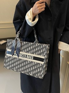 Túi tote vải bố nữ thời trang 2025, dung tích lớn, đeo vai, đi chợ - Product Image 2