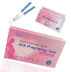 Fournitures médicales Kit de test Lh d'ovulation en une étape Cassettes de test Hcg Test de grossesse rapide