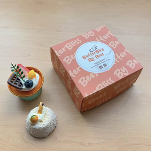 Custom Printed Paper Cake <b>Boxes</b> Cupcake Bakery Packaging Foldable Kraft Cardboard Dessert Gift <b>Boxes</b> With Brand Logo - Product Image 4