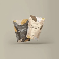 Kantong Mylar Segel 3 Sisi Custom Printing Gratis Sampel, Anti Lembab 3.5 Gram untuk Kemasan Teh Kopi Permen Gummy Makanan Hewan Peliharaan