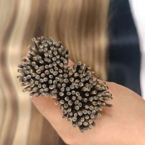 ISWEET Extensions de cheveux naturels I-Tip en gros, vierges, bruts, Remy, alignés sur les cuticules, sans produits chimiques, sans perte de cheveux - Product Image 2