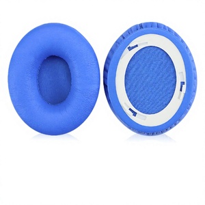 แผ่นรองหูฟังแบบสวมหูสำหรับ Beats Solo HD 1.0  วัสดุหนังโปรตีนนุ่ม  ลดเสียงรบกวน  ใช้แทนแผ่นเดิมได้ - Product Image 3