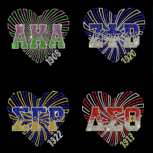 Venta al por mayor <span class=keywords><strong>de</strong></span> transferencias <span class=keywords><strong>de</strong></span> diamantes <span class=keywords><strong>de</strong></span> imitación termoadhesivas personalizadas con letras griegas Zeta Phi Beta 1920, cristales brillantes Zeta 1920, recién llegadas. - Product Image 3