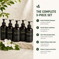 Lotion Corporelle Premium Hôtelière Hydratation Triple Éclat Nourrissante Produit d'Accueil Salon OEM Chambre d'Hôtes COA IFRA Locao Corporal