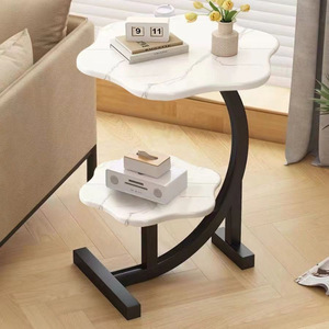 Modern <strong>Mini</strong> Round <strong>Side</strong> <strong>Table</strong> for Living Room and Dining for Small Home Apartment Coffee <strong>Table</strong> with Bed Design - Product Image 6