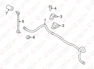 Kit de enlace de barra estabilizadora de suspensión de piezas de automóviles para Ford piezas de vehículo completo enlace estabilizador al por mayor - Product Image 3