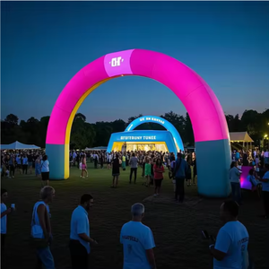 Arche gonflable de ligne d'arrivée de départ Arche gonflable de décoration de festival de musique de course de <span class=keywords><strong>marathon</strong></span> Arc gonflable d'entrée pour l'extérieur - Product Image 3