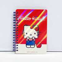 Carnet à spirales A6 de la série familiale Anime, pages lignées colorées, esthétique Kawaii, planificateur journalier pour filles, papeterie