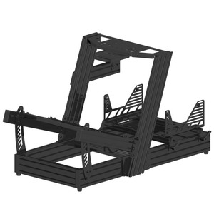 telaio in alluminio profilo simulatore pozzetto Super guida simulatore di gioco cabina di pilotaggio con sedia da corsa reale - Product Image 6