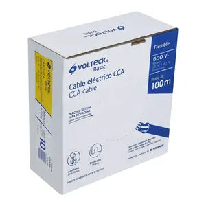 Master con 4 unità di cavo THW CCA bianco da 10 AWG in rotoli da 100 metri, Base - Product Image 1