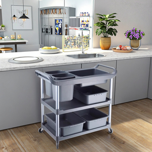 Nhà hàng Món ăn thu làm sạch giỏ hàng cho văn phòng nhà kho nhà bếp hội thảo khách sạn xe đẩy - Product Image 5