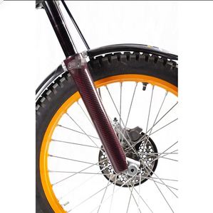 Cubiertas de Horquilla de Fibra de Carbono Brillante 3K SHENYU, Protección Ligera para Bicicleta de Montaña - Product Image 3