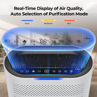 Katald 2026 Nouveau Purificateur d'Air Silencieux pour Animaux de Compagnie avec Filtre HEPA au Charbon, Élimine les Poils d'Animaux, les Allergènes, la Poussière et la Fumée pour Grandes Pièces