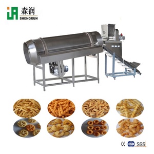 Doritos corneta de maíz máquina de Chips fritos harina de trigo grano aperitivos línea de producción de costo y precio - Product Image 6
