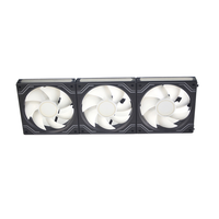 Ventilateur de refroidissement CPU OEM/ODM Infinity Mirror ARGB 4PIN à roulement hydraulique, kit de 3 pièces avec télécommande pour boîtier PC de jeu