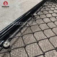 Duurzame Groothandel 6ft 8ft 10ft Zwart Pvc Gecoat Rolhekwerk Prijs Gegalvaniseerd Gebruikt Kettingschakel Hek Te Koop