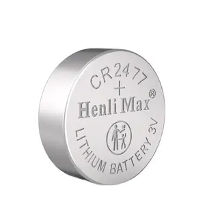 헨리 맥스 CR2477 3.0V 기본 리튬 배터리 리튬 이산화망간 버튼 셀 소비자 전자 지능형 산업