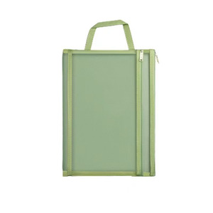 Văn Phòng TrườNg Nguồn cung cấp Nylon treo tập tin thư mục A4 B5 A5 <span class=keywords><strong>Polyester</strong></span> tài liệu túi lưới đôi Dây kéo tập tin Túi - Product Image 3