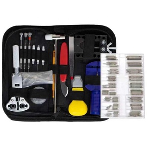 Outils de réparation de montres Réglage du bracelet Remplacement de la batterie Ensemble d'outils de réparation de montres de 147 pièces - Product Image 4