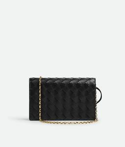Bottega BV Andiamo <b>Pouch</b> on Strap <b>Pouch</b> in Intrecciato Nappa Leather with Signature Knot Closure and Sliding Strap Veneta - Product Image 4