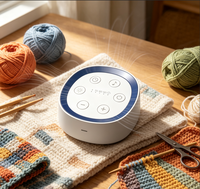 Machine à sons apaisants Sleep Weave 2026 avec 30 mélodies relaxantes, minuteur, rechargeable, portable, audio thérapeutique, machine à bruit blanc