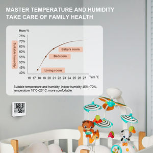 เครื่องวัดความชื้นและความชื้นอุณหภูมิระบบดิจิทัลระบบบลูทูธอัจฉริยะพร้อมการควบคุมการใช้งานระยะไกล - Product Image 5