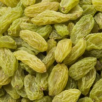 Vente en gros d'usine de raisins secs chinois naturels sans pépins, raisins verts sucrés