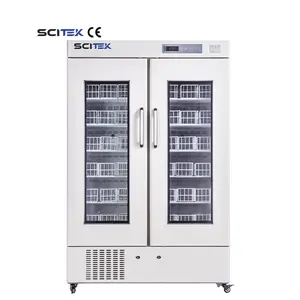 Réfrigérateur de banque de sang SCITEK 658L enregistreur graphique de réfrigérateur de banque de sang pour laboratoire