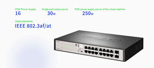 Commutateur intelligent <span class=keywords><strong>PoE</strong></span>+ Gigabit 16 ports <span class=keywords><strong>TP</strong></span>-<span class=keywords><strong>Link</strong></span> TL-SG2218PE 250W Budget, 2x SFP Uplink, gestion à distance L2 VLAN/QoS/Cloud - Product Image 6