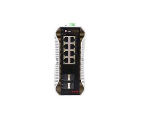 Commutateur réseau industriel géré L2+ 2.5G à 12 ports, 90W PoE, 8 ports PoE 10/100/1000/2500M + 4 ports SFP 1/10G Uplink - Product Image 3