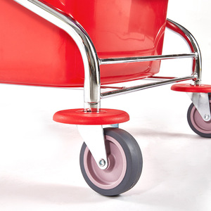 Xinmeida Double <b>Bucket</b> Cleaning Cart With Squeezer 4 Wheels <b>Mop</b> <b>Bucket</b> For Floor Cleaning - Product Image 3