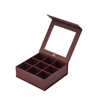 Boîtes à fermeture magnétique personnalisées en carton rigide noir mat, impression premium, pliables, pour emballage cadeau