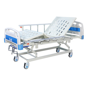 Cama de Hospital Manual Dansong, 3-5 Funciones, Cuatro Secciones, Acero Laminado en Frío, Cama de Enfermería para UCI con Certificación CE - Product Image 2