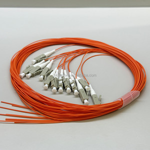 Factory Supply 12Pcs Per Packing Good Quality 0.9mm LSZH Jacket 1.5m G.652D Multimode OM2 LC Pigtails - Product Image 5