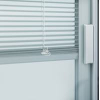 Fenêtres avec stores intégrés à double paroi, stores magnétiques intégrés entre les vitres avec surface facile à nettoyer, fenêtre résistante au vent
