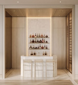 Vitrine à <span class=keywords><strong>vin</strong></span> rouge sur mesure, mobilier haut de gamme pour clubs, <span class=keywords><strong>cave</strong></span> à <span class=keywords><strong>vin</strong></span>, étagères de <span class=keywords><strong>cave</strong></span>, design 3D pour <span class=keywords><strong>magasin</strong></span> d'alcool - Product Image 5