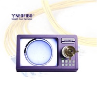 Probador de cable MTP/MPO Microscopio de fibra de video de escritorio Luz de fibra óptica para microscopio Microscopio de inspección de cable de fibra óptica