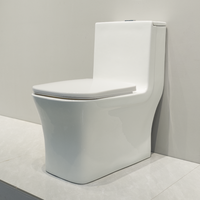Nouvelle Arrivée Design Simple Top Vente Salle De Bains WC Sanitaires WC Water Closet Salle De Bains Carré En Céramique One Piece Toilette Pour La Maison
