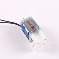 Micro-vanne solénoïde à deux voies DC 12V, vanne d'eau solénoïde normalement fermée, type à ouverture prolongée, vanne de distribution d'eau à commande automatique