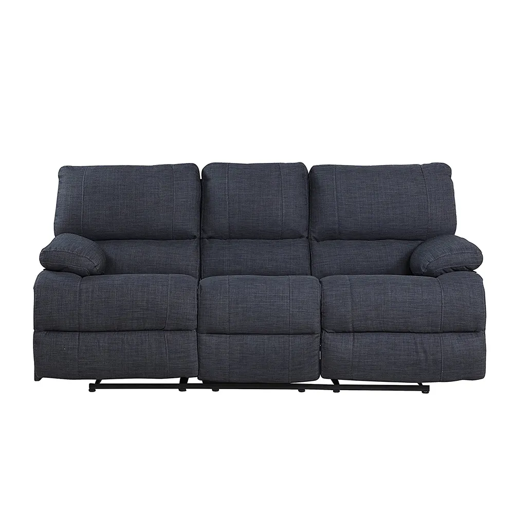 2020 Großhandel Hersteller beliebte Design Stoff Schnitt bequeme manuelle Liege 3-Sitzer-Sofa