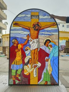 Vetro Colorato Temperato Low-E da 3mm Stile Tiffany, Blocco di Vetro per Finestre, Colori Brillanti e Duraturi, Vetro HEXAD per Ingressi di Chiese e Supermercati - Product Image 2