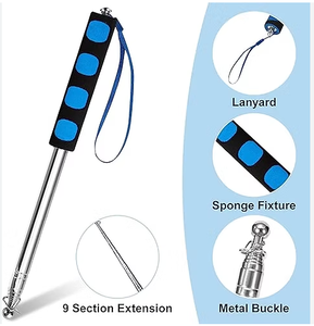 เสาธงโฆษณาแบบแขวนสแตนเลสพิมพ์ลายดิจิตอลจากโรงงานโดยตรง ราคาถูก ปรับได้ พร้อมอุปกรณ์เสริมสำหรับแสดงผลแบบพกพา - Product Image 4